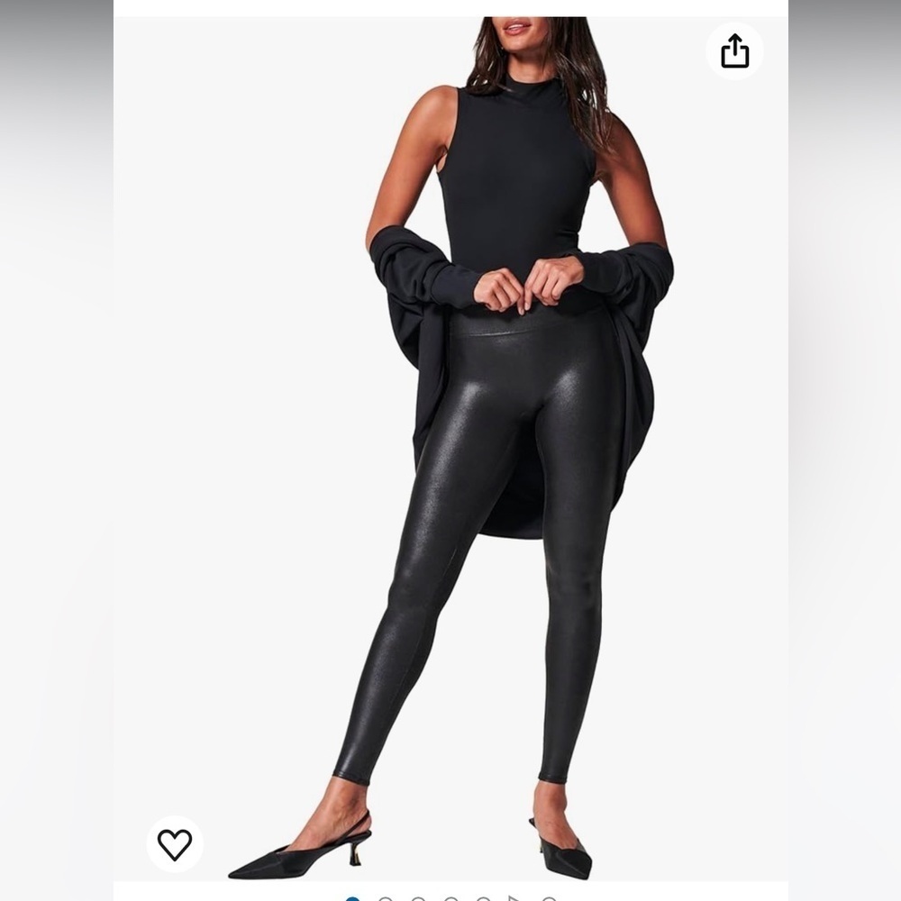 SPANX Faux Leather Leggings